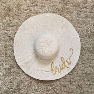 Bride Floppy Beach Hat / Sun Hat